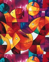 Stained Glass Stickers